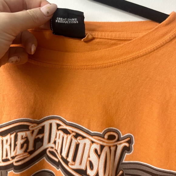 Harley Davidson orange Jamaica tshirt size XL - Picture 3 of 5